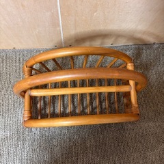 ラタン　藤　ブックスタンドの画像