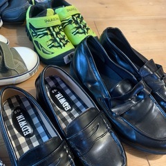 男児 ローファー スニーカー ハイカットブーツ サンダル おまけ草履12点セットの画像