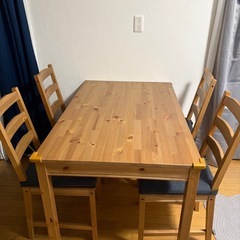 ダイニングテーブルセット(ikea製)の画像