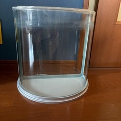 半円の水槽の画像