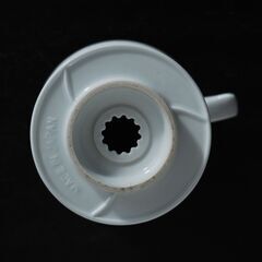 ハリオのホワイト V60陶器ドリッパーの画像