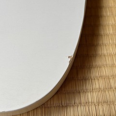 IKEA  白いテーブル、イス×2の画像