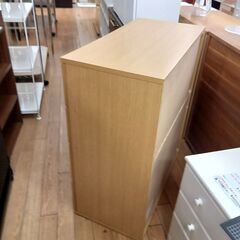 ★リユースのサカイつくば店★TK7812  チェスト ナチュラル H90×D40×W80 クリーニング済みの画像