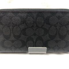 【ジャングルジャングルサカイ石津店】COACH コーチ 長財布 トラベル ウォレット 本革 レザー パスポートケース シグネチャー 堺市 石津の画像