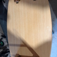 折りたたみテーブル　木製　ナチュラルの画像