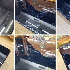 L28　美品　大理石　センターテーブルの画像