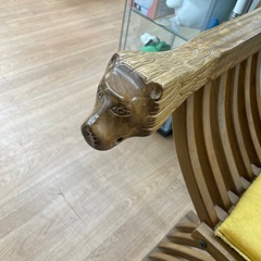 ☆ドリーム荒牧店☆ジモティー割引有☆【クリーニング済】サヴォナローラチェア 現状販売の画像