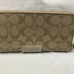 【ジャングルジャングルサカイ石津店】COACH コーチ 長財布 C1946 ディズニー DISNEYコラボ シンデレラ パッチ PVC シグネチャー アコーディオン ジップアラウンド ライトカーキマルチ 堺市 石津の画像