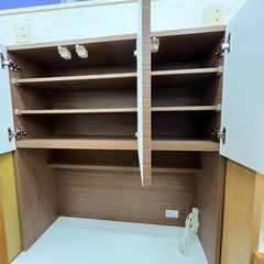 ☆ドリーム荒牧店☆ジモティー割引有☆ ニトリ/3枚扉オープンボード/MBRの画像