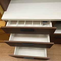 ☆ドリーム荒牧店☆ジモティー割引有☆ ニトリ/3枚扉オープンボード/MBRの画像