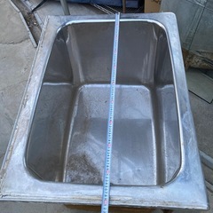 1m ステンレス浴槽 メダカ 金魚 水槽 錦鯉の画像