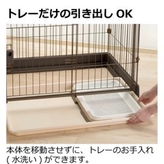 ペット用品　リッチェル　お掃除簡単サークル　90-60の画像