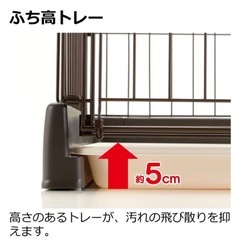 ペット用品　リッチェル　お掃除簡単サークル　90-60の画像