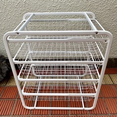 【引取り限定】 IKEA ALGOT イケア アルゴート 収納ラック 4段の画像