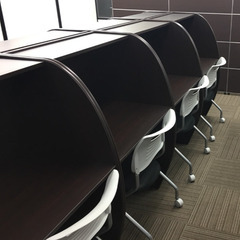 自習机　ブース2台セットの画像