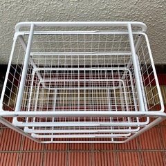 【引取り限定】 IKEA ALGOT イケア アルゴート 収納ラック 4段の画像