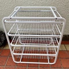 【引取り限定】 IKEA ALGOT イケア アルゴート 収納ラック 4段の画像