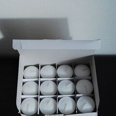 オーガニック浮かぶキャンドル 24個セットの画像