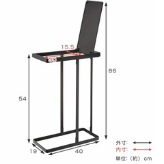 tower 蓋付きゴミ箱   ホワイトの画像