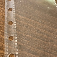 シール帳 クリアバインダー リフィル付き M5 m5の画像