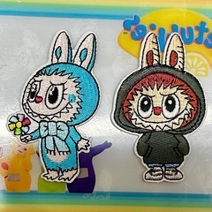 ラブブ ワッペン2つで1セットの画像