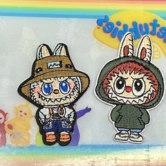 ラブブ ワッペン2つで1セットの画像