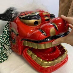【SOLD OUT】お正月 飾り 獅子頭 獅子舞の画像