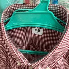 2512-631 ユニクロ メンズシャツ チェック M 未使用の画像