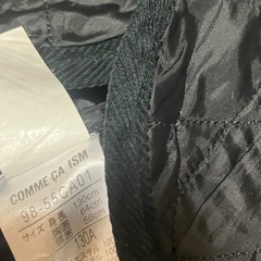 コムサイズム　コート　ジャンパー　黒 130の画像