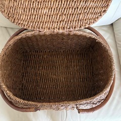 籐かごの画像