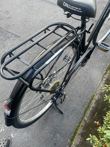 リサイクルショップどりーむ天保山店　No579 自転車　シティサイクル　２７インチ　美車♪　ギア切替６段変速　LEDオートライト付き♪