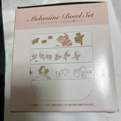 【新品未使用】不思議の国のアリス　メラミン ボウル 3個セット　270ml 小鉢　ディズニーの画像