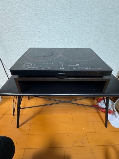 値下げしました‼️YAMAZEN 　IHクッキングヒーター専用台付き