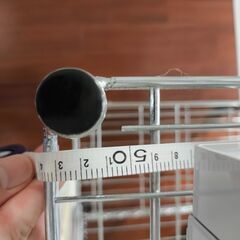 スチールラック（2段キャスター付き）の画像