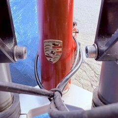 【❗️✨希少コレクション・高級✨❗️】PORSCHE ロードバイク Bike S レッド カスタム多数 SPINERGYホイール 現状品の画像