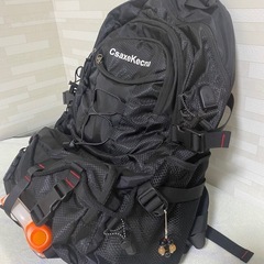 ライトベルト付き　バックパック　リュック　大容量　登山　防災用　アウトドア　キャンプの画像