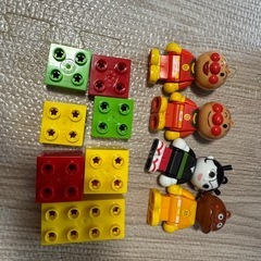 アンパンマン たのしいのりものバケツ　ブロックラボの画像