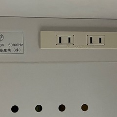 佐藤産業 ミドル レンジ台 カフェティラ 食器棚 レンジボード キッチンボード W 880 D395 H825 中古品 ④の画像