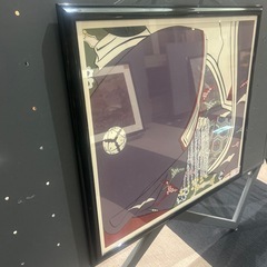 紫の着物　ホテル絵画　日本画の画像