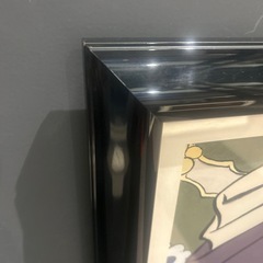 紫の着物　ホテル絵画　日本画の画像