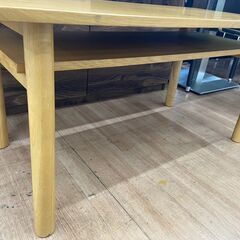 ミドルテーブル 無印良品 110x55x50 ダイニングテーブル 🚚自社配送時💳代引き可🚚(現金、クレジット、スマホ決済対応)の画像