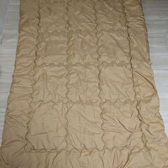 布団セット(シングルサイズ)　ブラウン×ベージュの画像