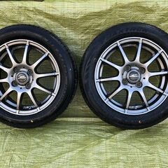 軽！　新品タイヤとA-TECH シュナイダー　１４インチ4本セットの画像