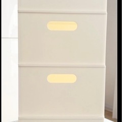 ニトリ Nインボックス クォーター ホワイト4個セットの画像