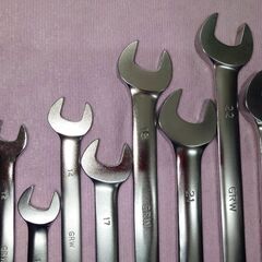 スーパーツール　SUPERTOOL　ギアレンチ９本セット　GRW900　廃盤品の画像