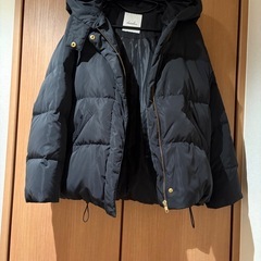 dazzlinダズリン　ダウンコート（ショート丈）　ブラック　フリーサイズの画像