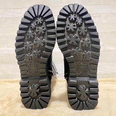 セルジオロッシ 希少 ダブルバックル エンジニアブーツ サイドジップ 23㎝の画像