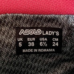 ASOLOアゾロ 登山靴 レディース 24cm Vibramトレッキングの画像