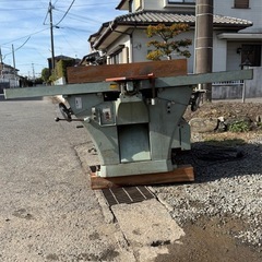 日立 460mm 大型　自動かんな盤 P150FA 自動昇降付　3相200V 木工用　大工の画像