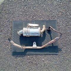 【手渡しOK】ワールドウォーク ジャイロX ジャイロキャノピー用パワーサイレントマフラー【政府・JMCA認証モデル】 pse-11の画像